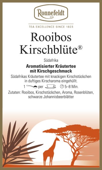 Rooibos Kirschblüte aromatisierter Kräutertee 100g