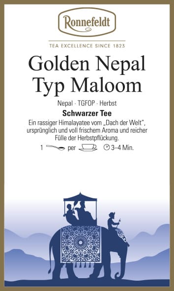 Golden Nepal Typ Maloom schwarzer Tee 100g