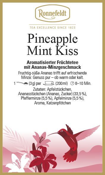 Pineapple Mint Kiss flavoured fruit tea Fruit tea former summer fairy tale 2020 100g