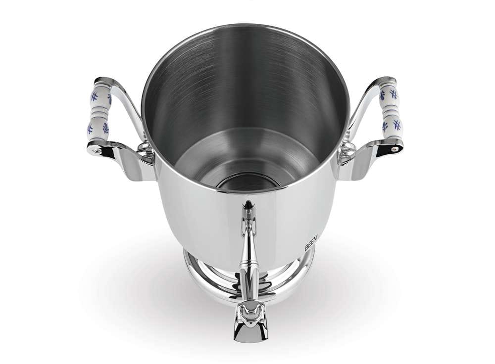 Samovar tea kettle Katharina+ 15l 3000W stainless steel with dispenser &amp; drip tray