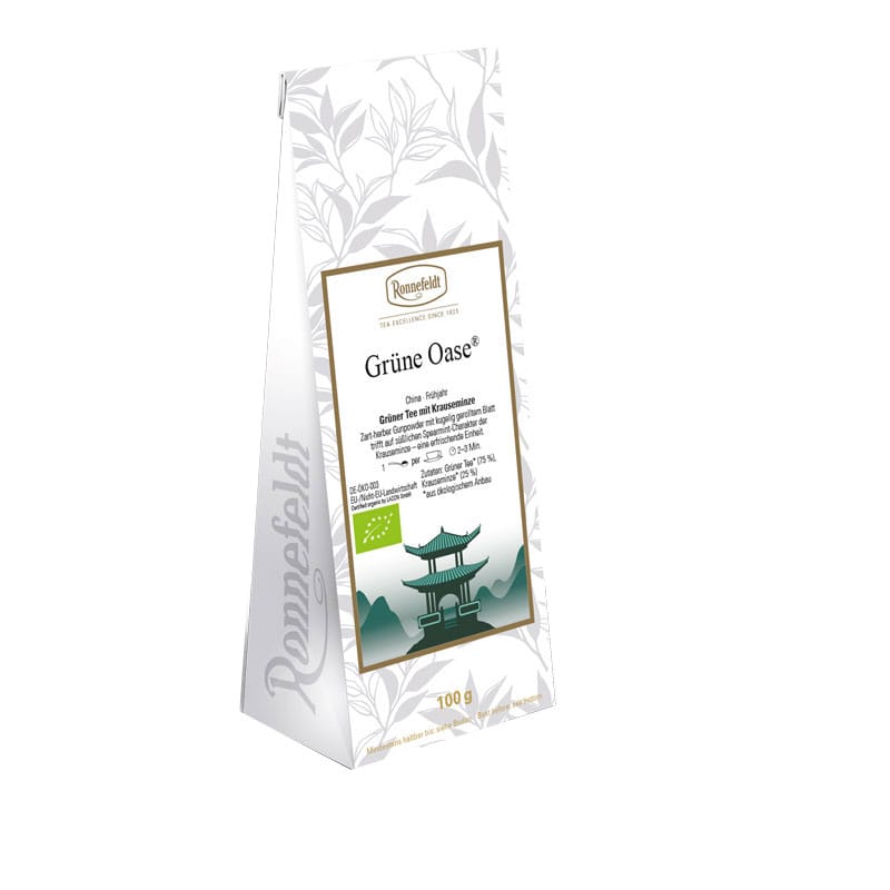 Grüne Oase Bio grüner Tee mit Minze 100g