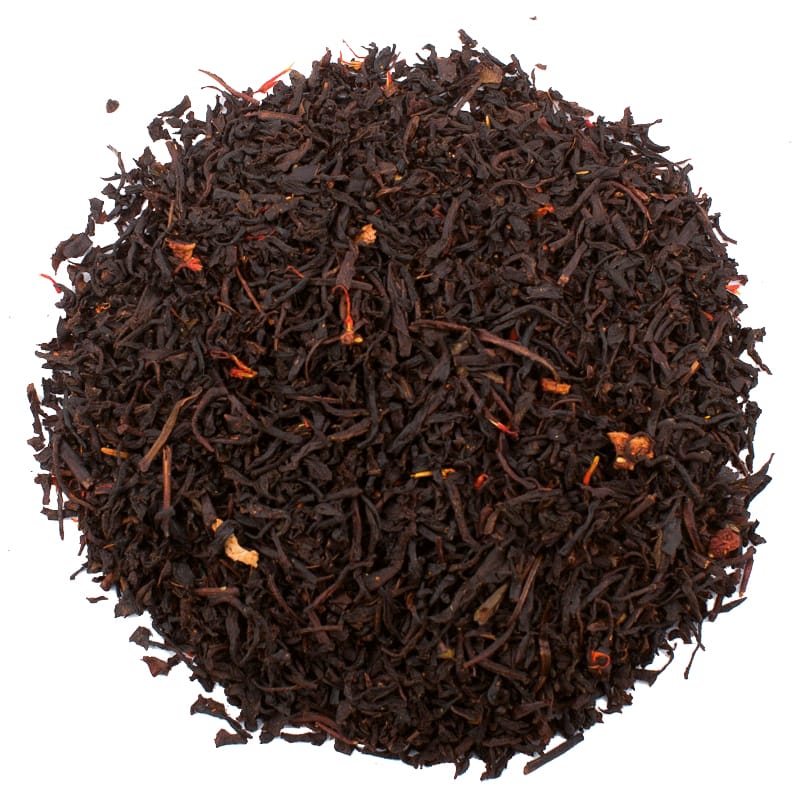 Erdbeergarten aromatisierter schwarzer Tee 100g