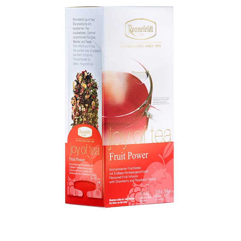 Joy of Tea Fruit Power aromat. Früchtetee 15 Teebeutel (Caddy) 54g