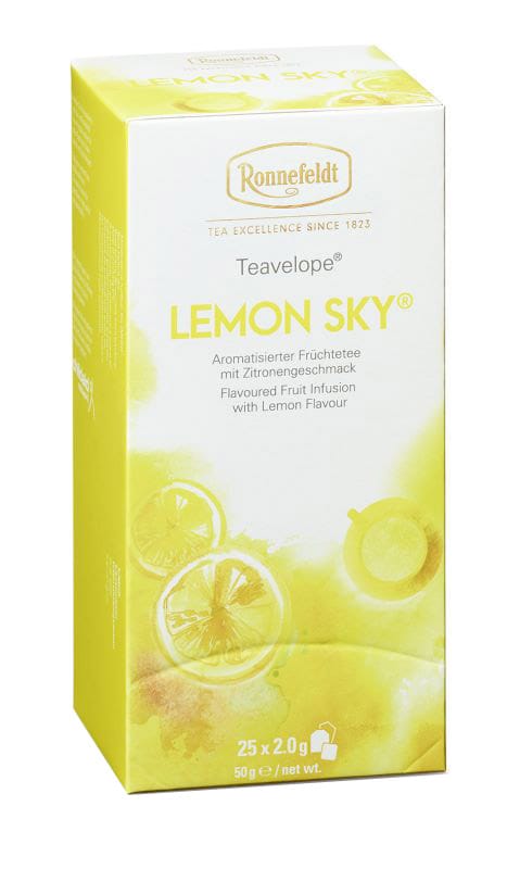 Teavelope-Ronnefeldt-Teavelope-Lemon-Sky-4006465150706-1LHW56wXZsHjW1 Teavelope Lemon Sky aromat. Früchtetee 25 Teebeutel 50g