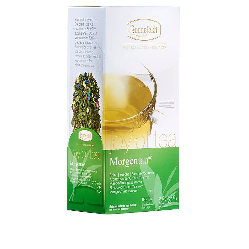 JoT_Morgentau_800x800px Joy of Tea Morgentau aromat. grüner Tee 15 Teebeutel 37,5g