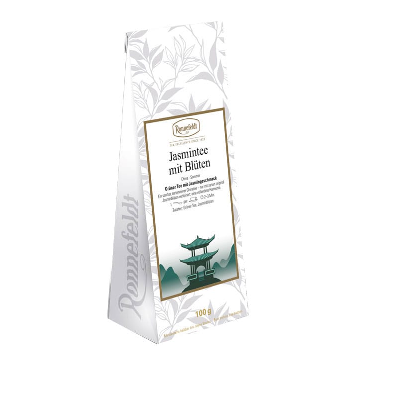 gruener-tee-ronnefeldt-jasmintee-mit-blueten-4006465009219-2 Jasmine tea with blossoms green tea 100g