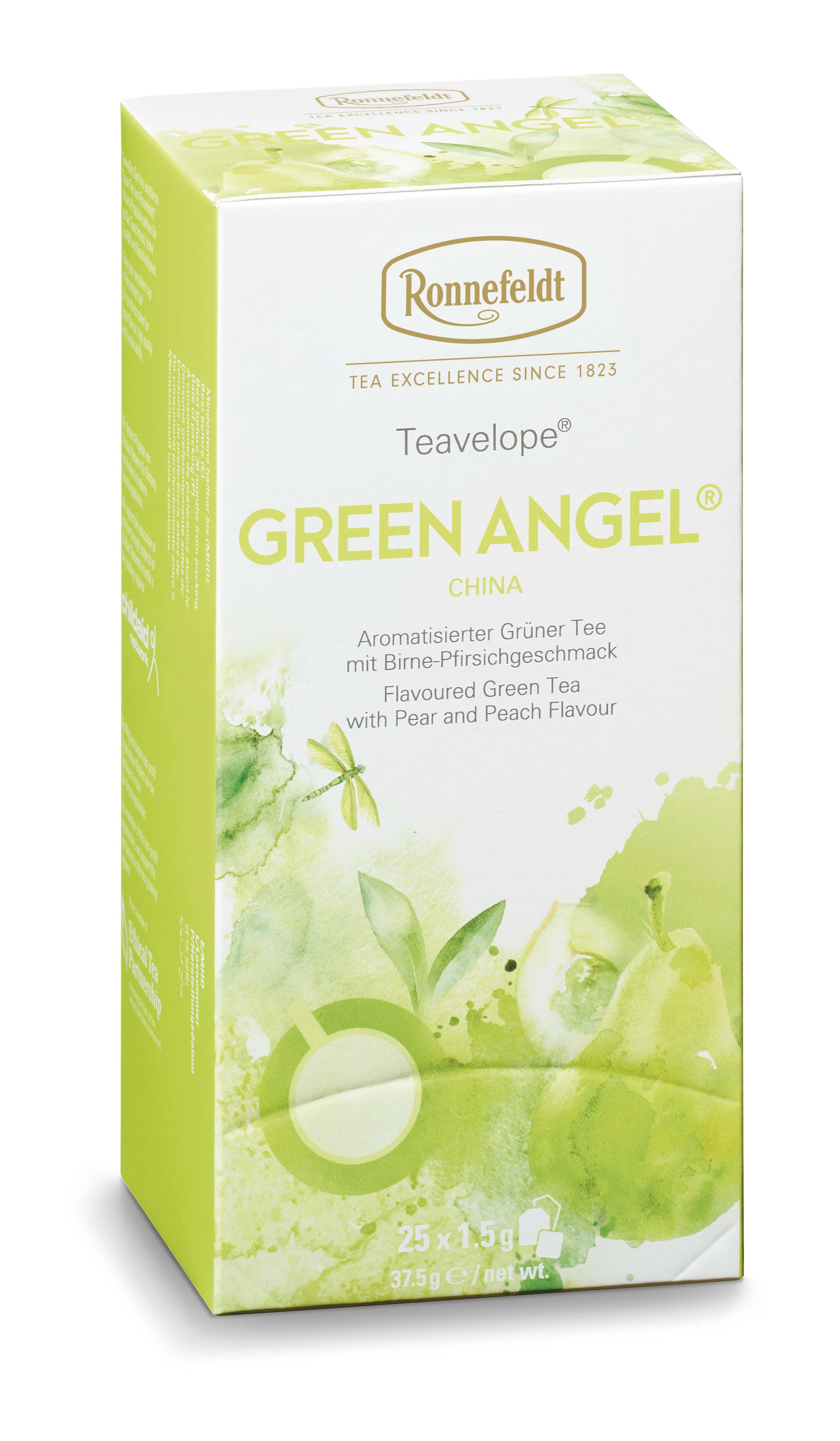 Teavelope Green Angel  aromatisierter grüner Tee 25 Teebeutel 37,5g