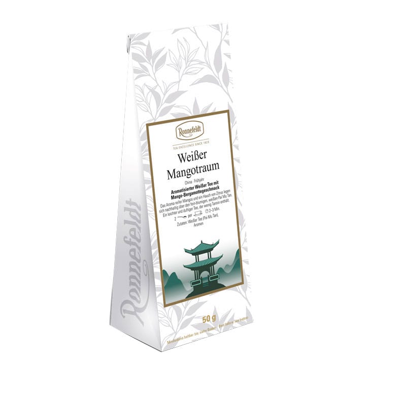 Weißer Mangotraum aromatisierter weißer Tee 50g