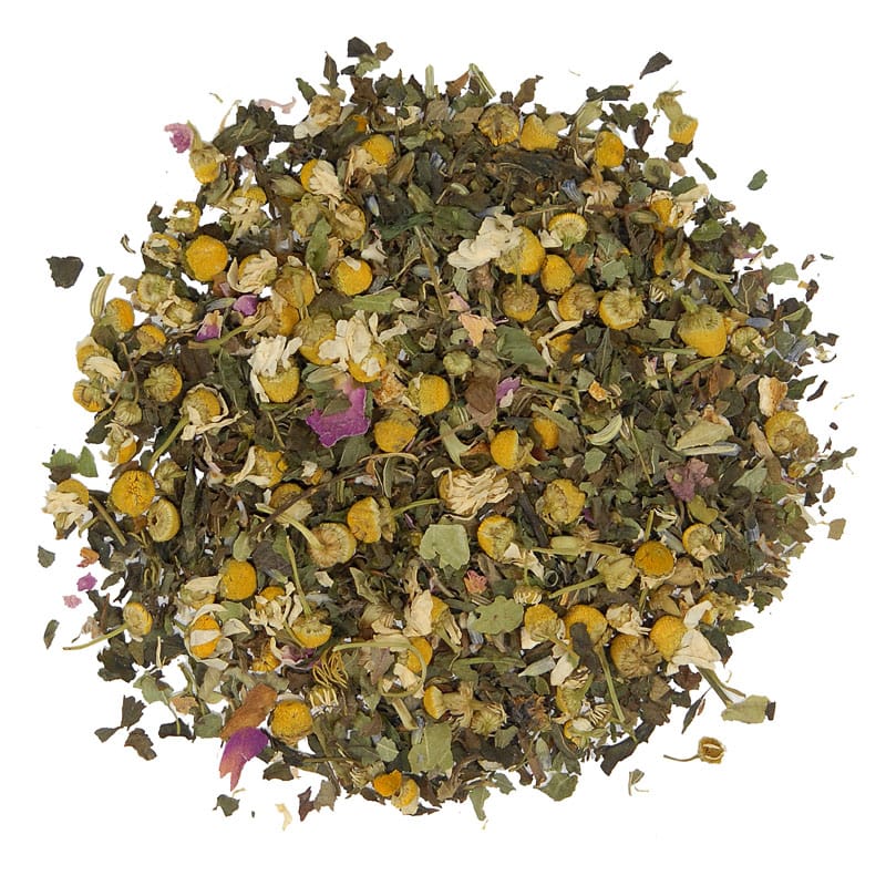 Kraeutertee-Ronnefeldt-Schlummertrunk-4006465330313-3 Slumber drink herbal tea blend 100g