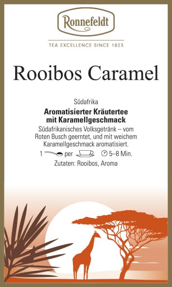 Rooibos Caramel aromatisierter Kräutertee 100g