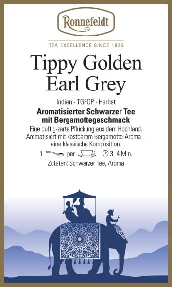 Tippy Golden Earl Grey aromatisierter Schwarztee 100g