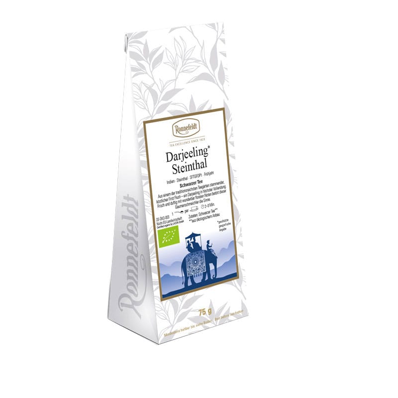 Darjeeling Steinthal Bio schwarzer Tee aus Indien 75g