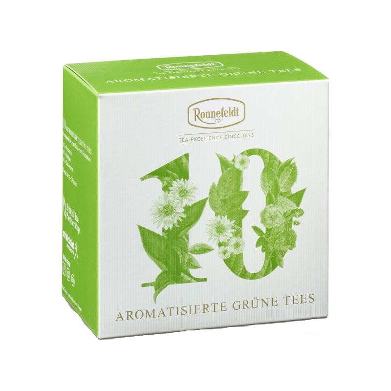 Probierbox-ronnefeldt-aromatisierte-gruentees-4006465400061 Tasting box flavoured green teas 10x3,9g