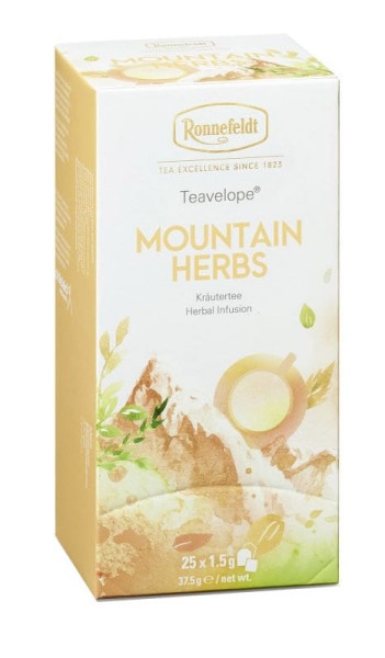 Teavelope Mountain Herbs Kräutertee 25 Teebeutel 37,5g