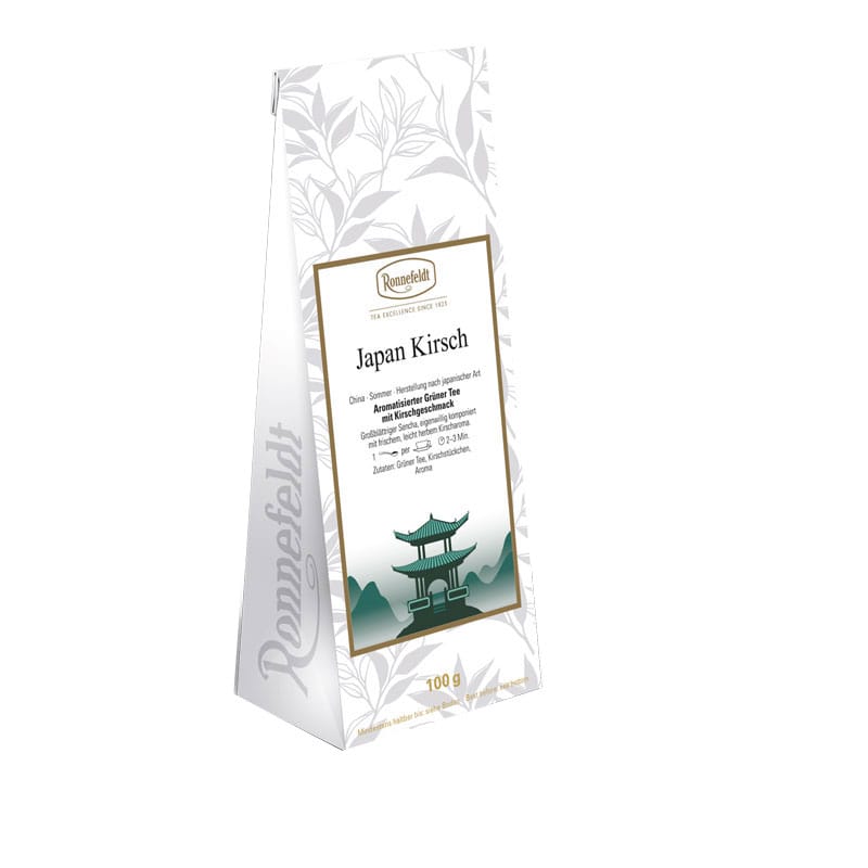 Japan Kirsch aromatisierter grüner Tee 100g