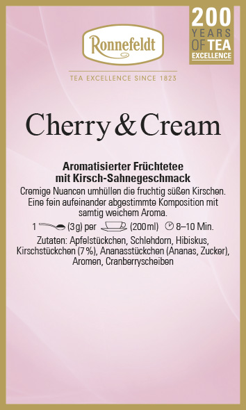Cherry & Cream aromatisierter Früchtetee 100g