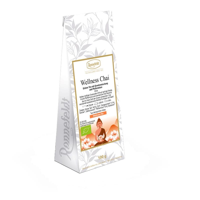 Wellness Chai Bio  grüner Gewürz-Tee 100g