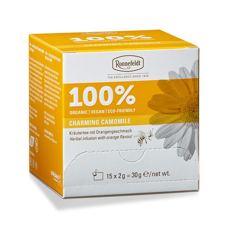 Premium-Teebeutel-100% Charming Camomile Bio 15 Teebeutel 30g