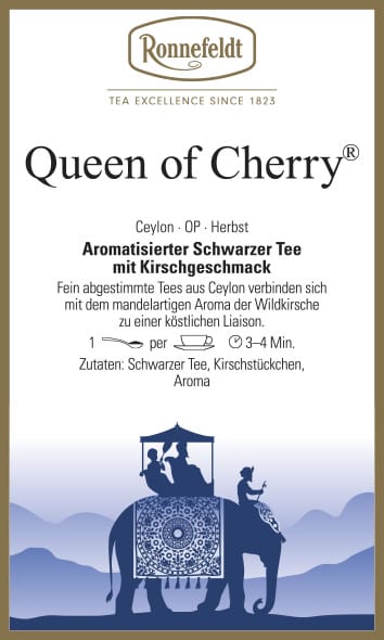 Queen of Cherry aromatisierter schwarzer Tee 100g
