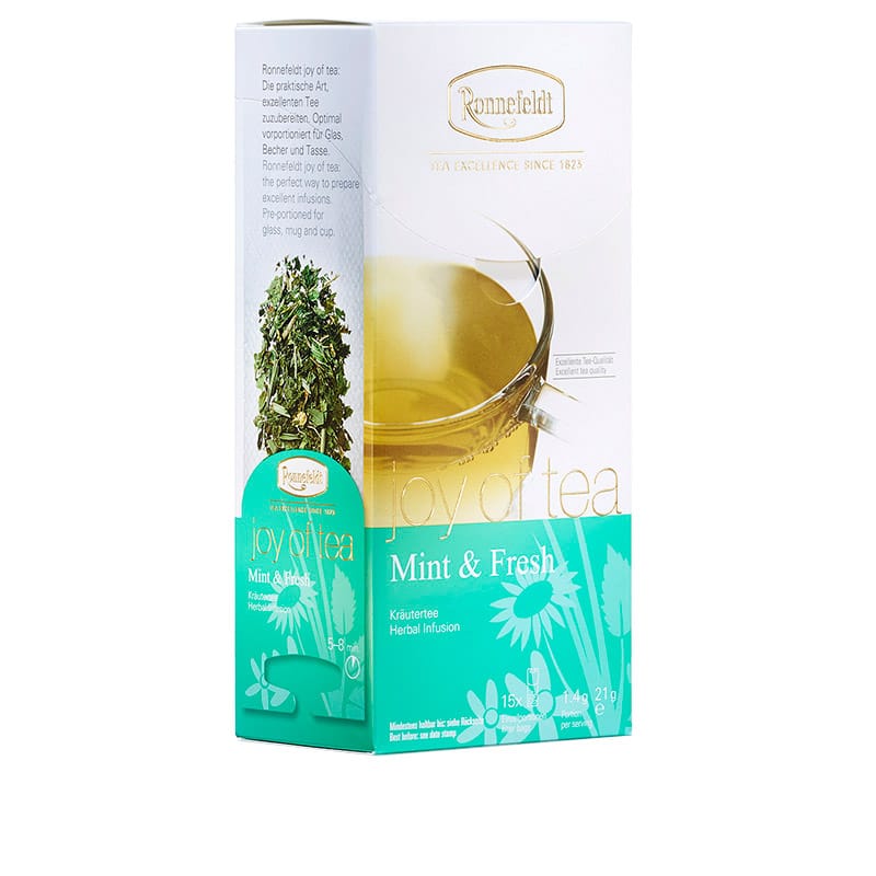 JoT_Mint-Fresh_800x800px Joy of Tea Mint & Fresh Kräutertee 15 Teebeutel (Caddy) 21g