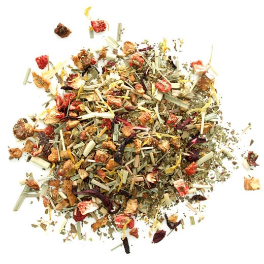Ronnefeldt-3366-x-Erdbeere-Basilikum-lose Strawberry basil flavoured fruit/herb mix 75g