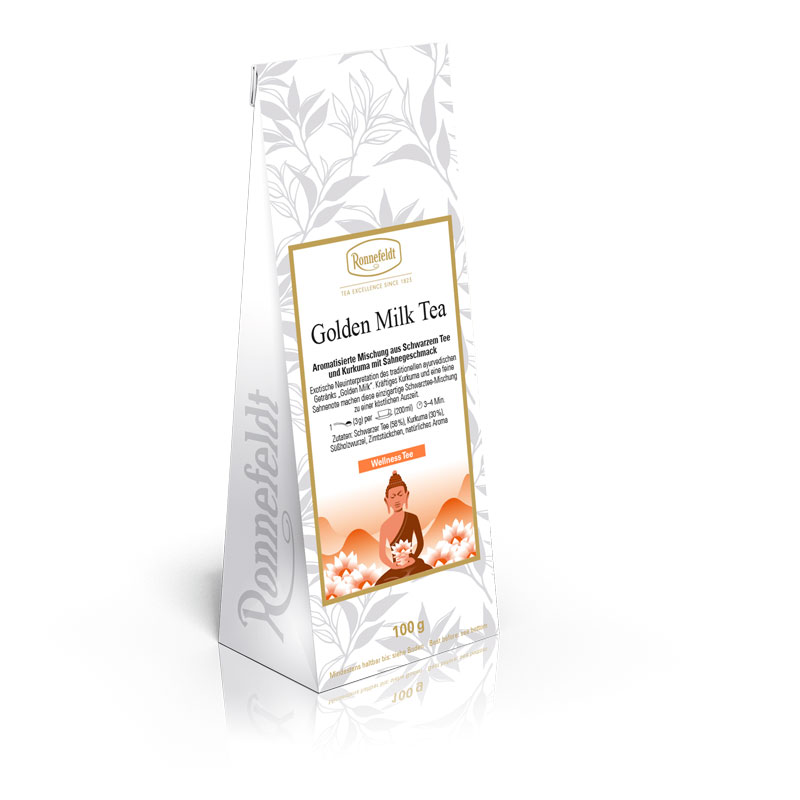Golden Milk Tea aromatisierter schwarzer Tee 100g