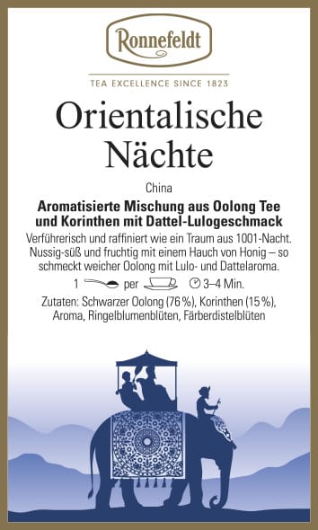 Orientalische Nächte (Oriental Oolong) aromat. Oolong 100g