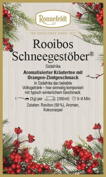 Rooibos Schneegestöber aromatisierter Kräutertee 100g