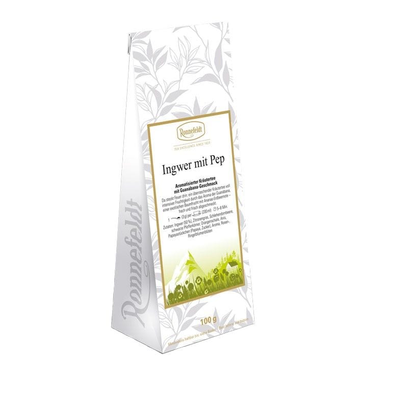 ingw-mit-pep Ginger with pep flavoured herbal tea 100g