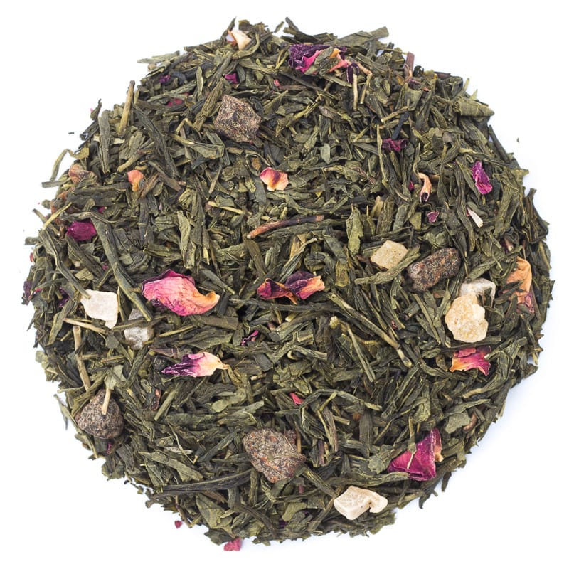 Pfirsichblüte aromatisierter grüner Tee 100g