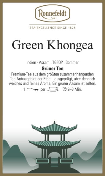 Green Khongea grünter Tee aus Indien 100g