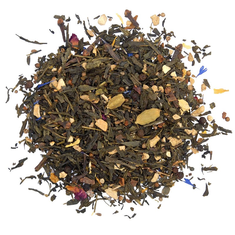 Morgentau-Chai aromat. grüner Chai Tee 100g