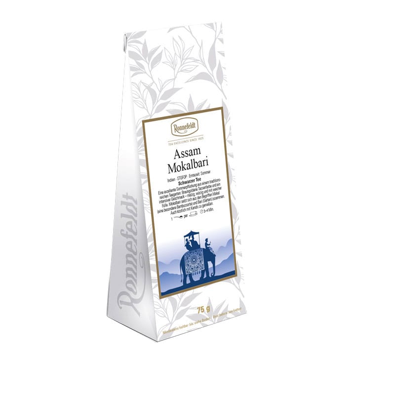 schwarztee-ronnefeldt-assam-mokalbari-4006465021310 Assam Mokalbari black tea from India 75g