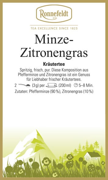 Minze - Zitronengras Kräutertee 75g