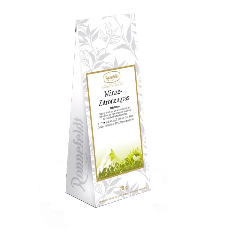 kraeutertee-ronnefeldt-Minze-Zitronengras-4006465330917N31UccP4l1ZDm Mint - lemongrass herbal tea 75g
