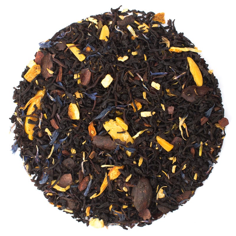 Christmas surprise Flavoured blend of black tea and spices, marzipan-cinnamon flavour