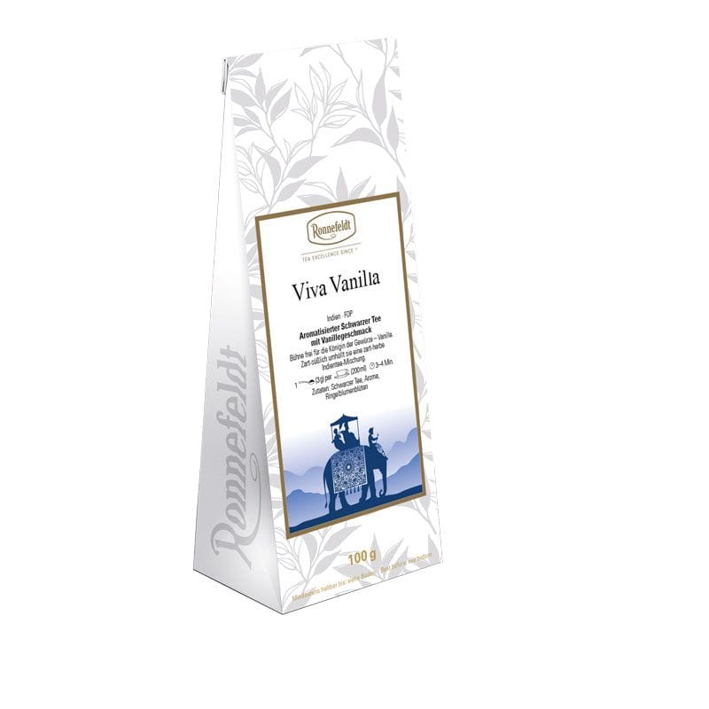 Viva Vanilla (ehem. Bourbon Vanilla) aromatisierter schwarzer Tee 100g