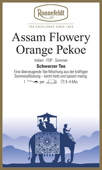 Assam Flowery Orange Pekoe schwarzer Tee aus Indien 100g