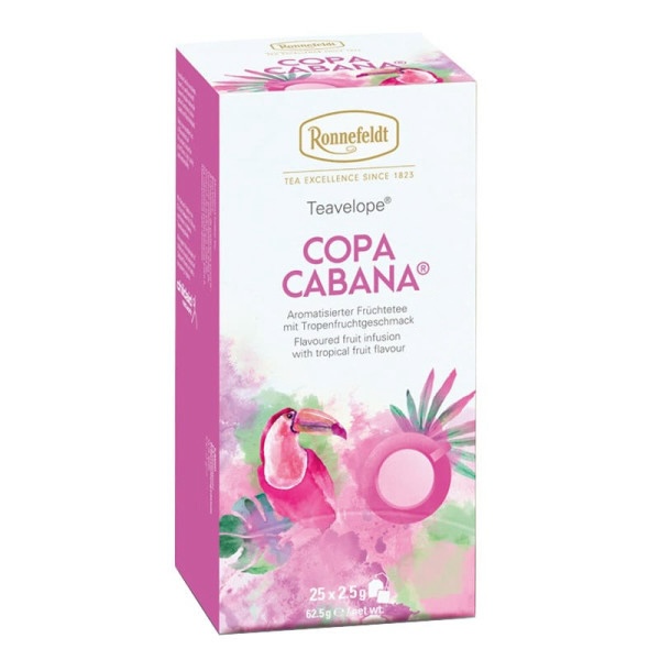 Teavelope Copa Cabana aromat. Früchtetee 25 Teebeutel 62,5g