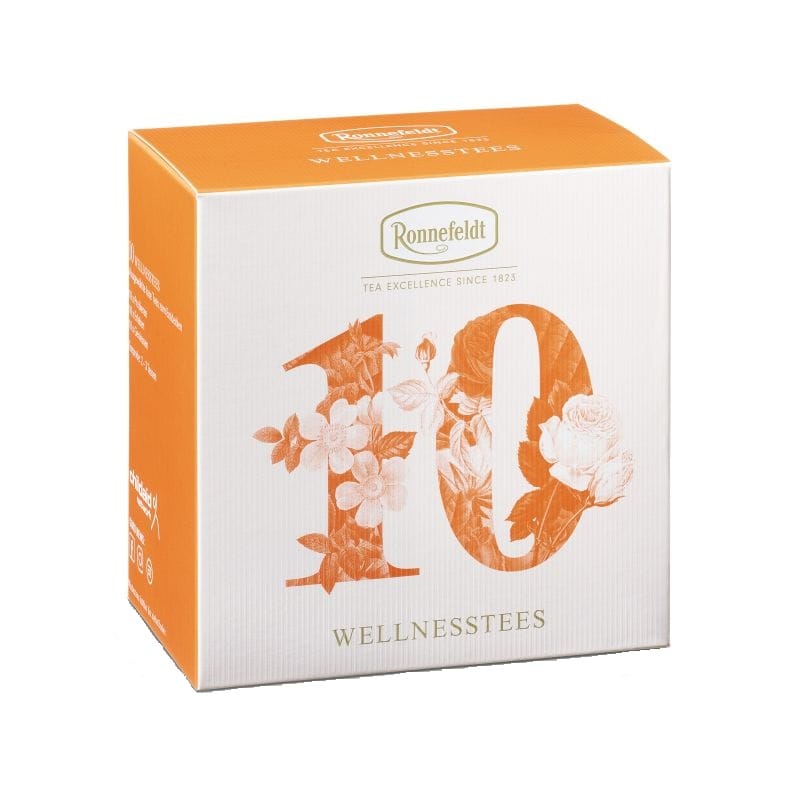 Probierbox Wellness-Tees aromatisierte Kräutertees 10x3,9g