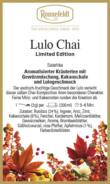 Lulo Chai aromatisierter Kräutertee 100g