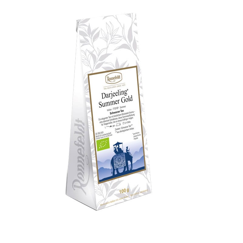 Darjeeling Summer Gold Bio schwarzer Tee aus Indien 100g